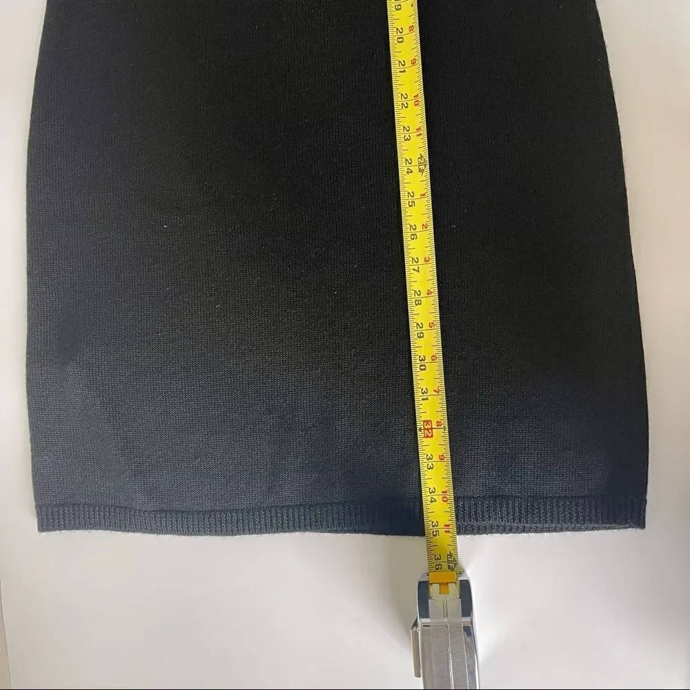 Calvin Klein Dress - merino wool/acrylic - Black - Size Small